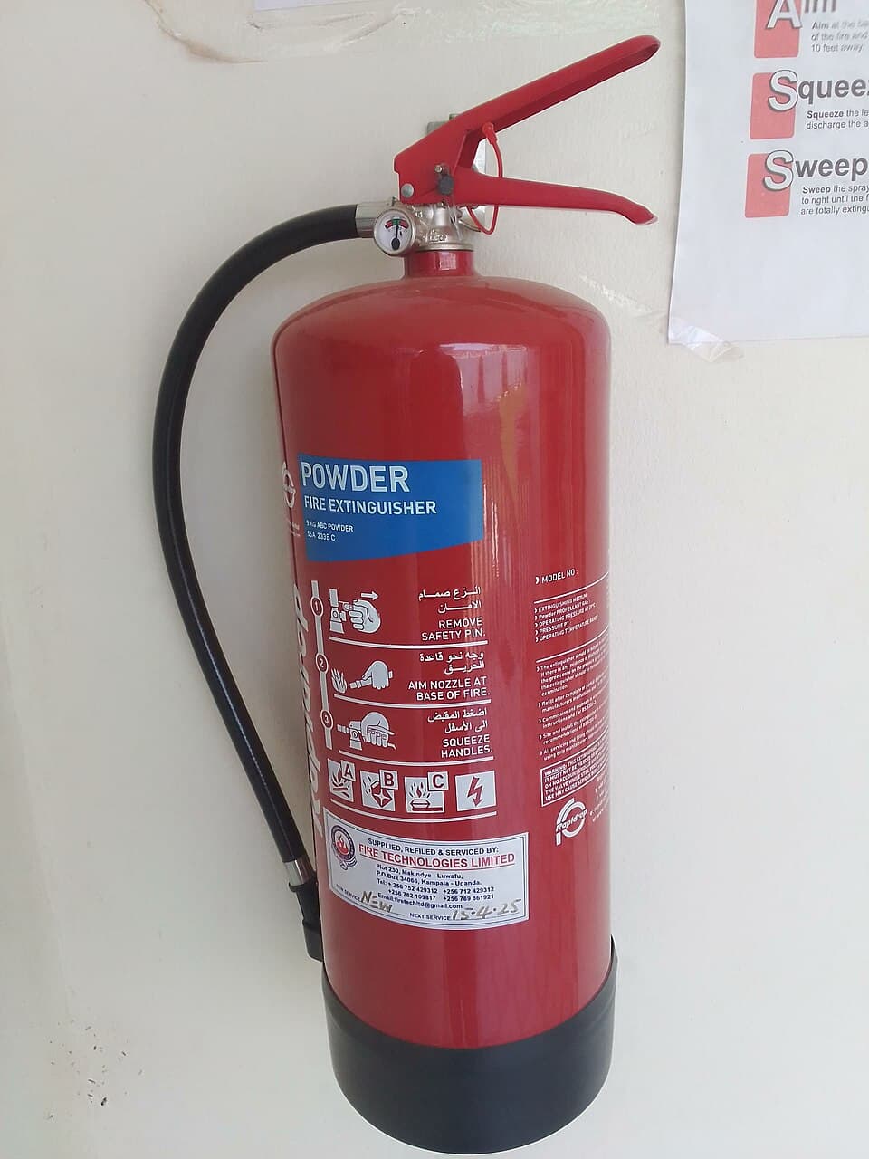 Yangın Söndürücü 2 kg KKT Marin
